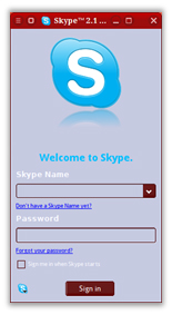VoIP Skype communicator 